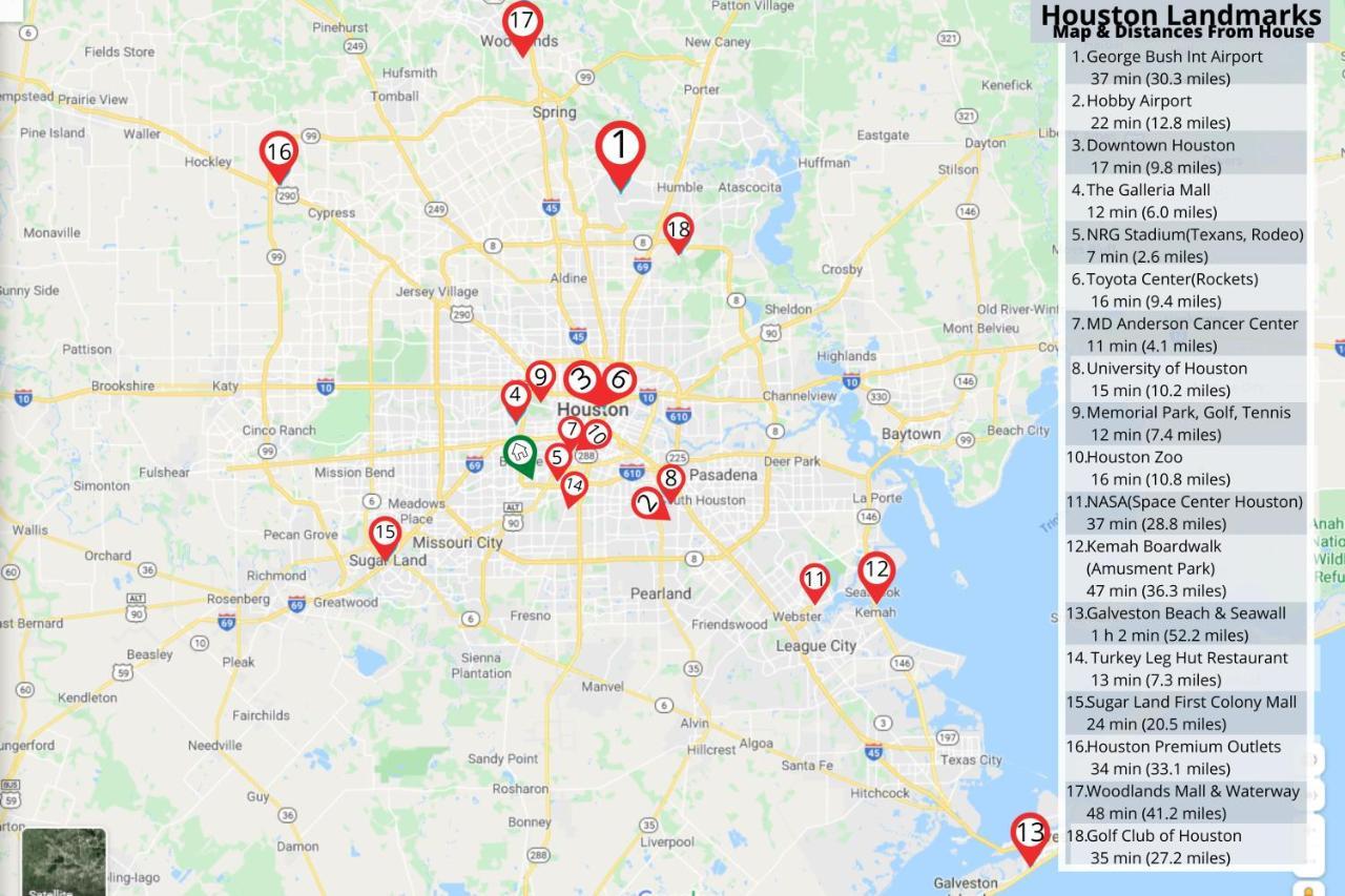 Rodeo, Grb, Nrg, Galleria, Medical Center, Mm Park, Galveston - Breakwood Сasa de vacaciones *